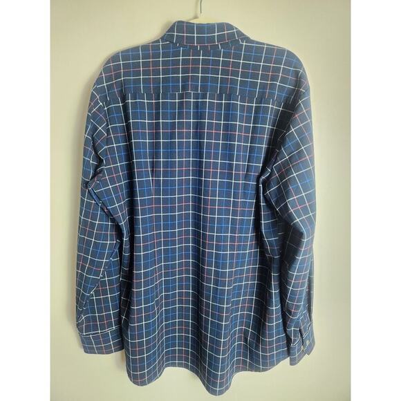 Mizzen + and Main Mens plaid button down shirt sz XL trim fit Careerwear casual - Picture 3 of 8